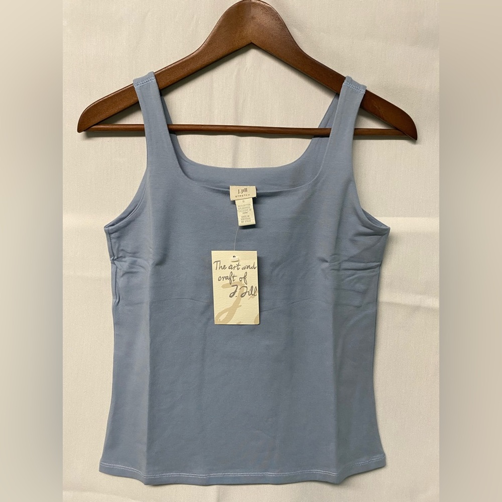 J Jill Tank Top Cami NWT Size Small Pacific Blue